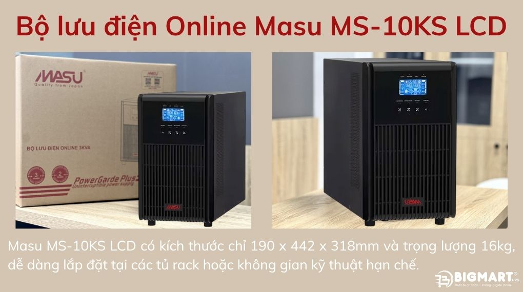 UPS Masu MS-10KS LCD