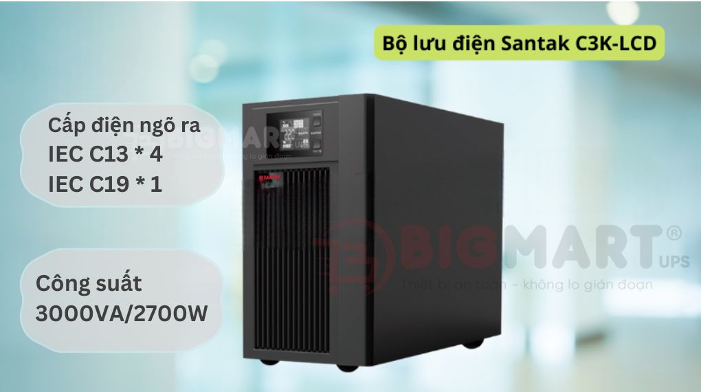 Bộ lưu điện Santak C3K-LCD 3000VA/2700W