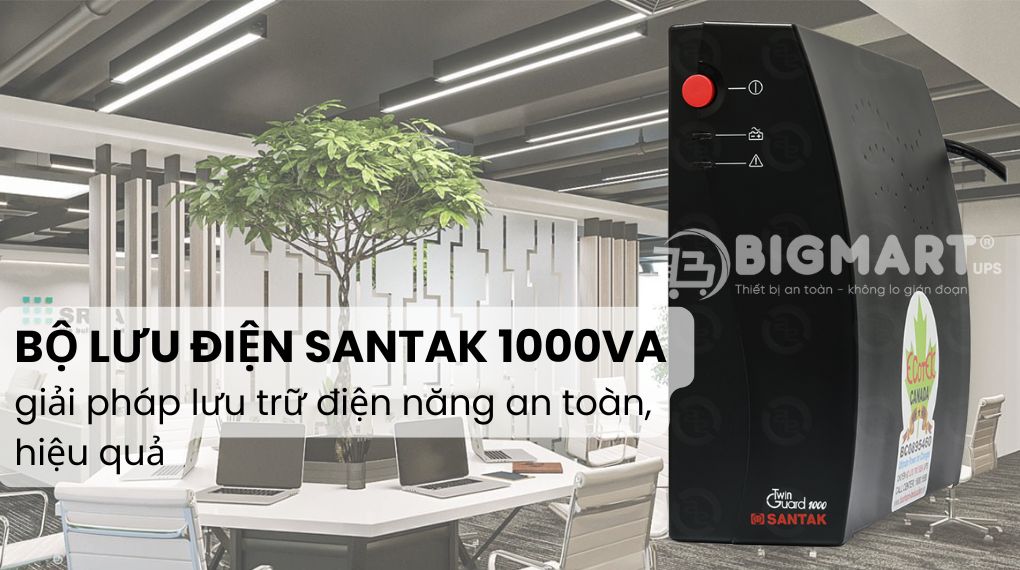 Bộ lưu điện Santak TG1000VA 600W