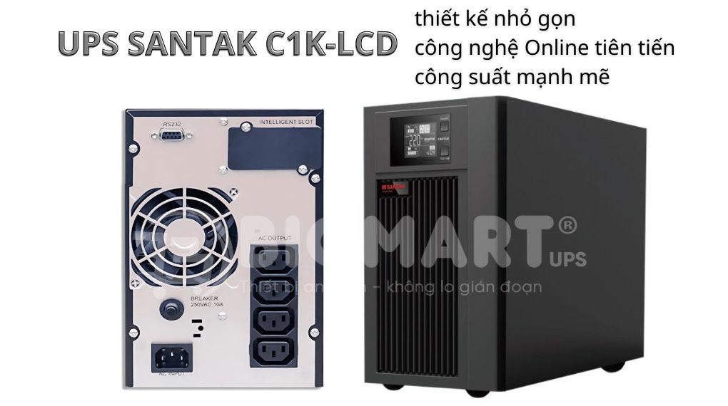 UPS Santak C1K-LCD 900W