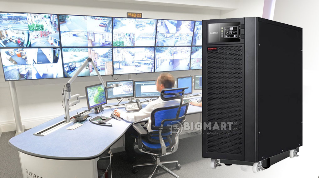 Siêu thị bộ lưu điện cung cấp UPS Santak C6K LCD chính hãng