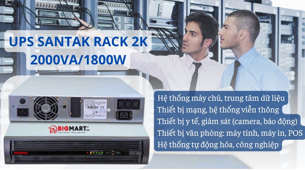 UPS Santak Rack 2K 2000VA/1800W