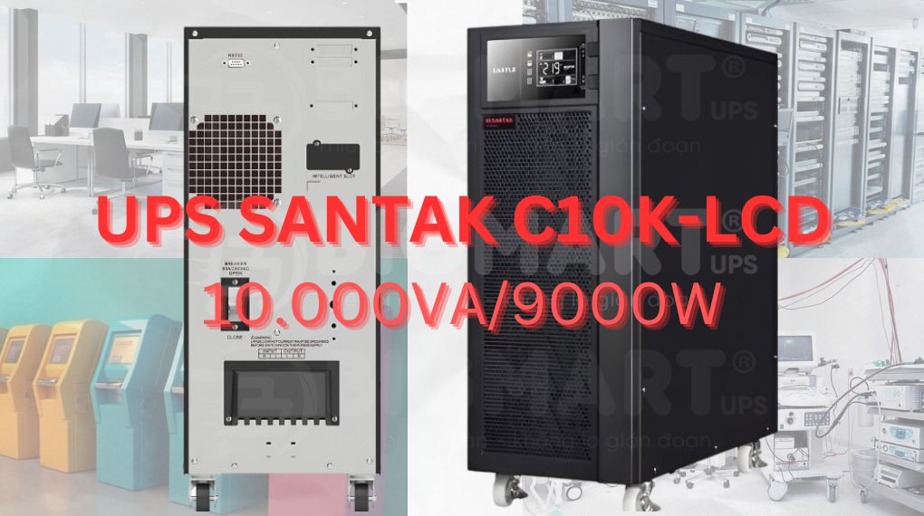 Bộ lưu điện Santak C10K-LCD 10000VA/9000W