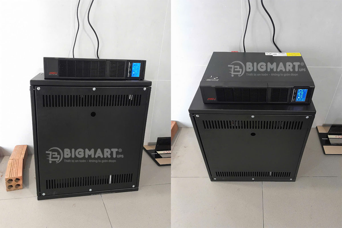 Lắp bộ lưu điện 3KVA, 6 ắc quy 60Ah cho hệ thống điện dân dụng