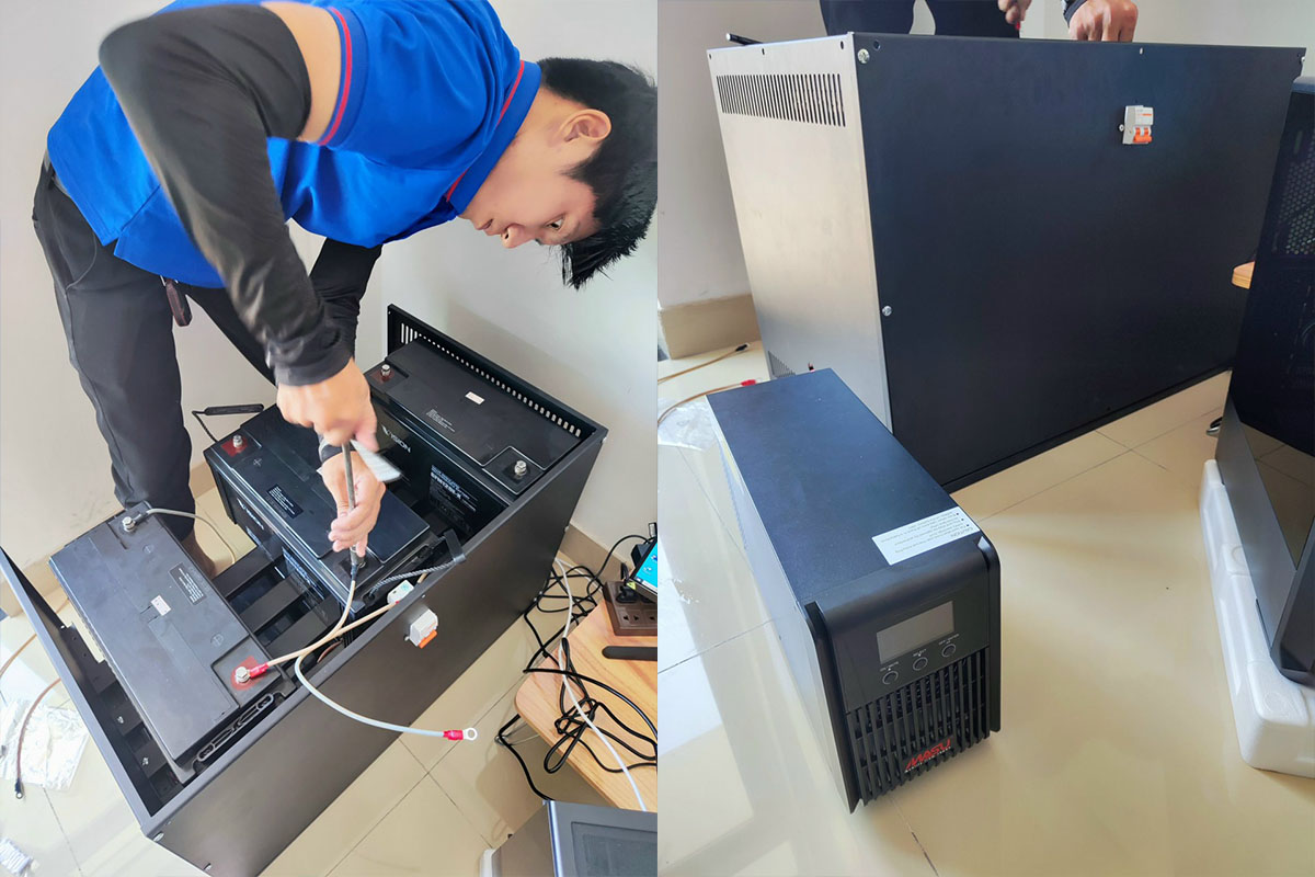 Dự án lắp đặt Bộ lưu điện 2000VA, ắc quy 120Ah cho hệ thống web server tại TpHCM