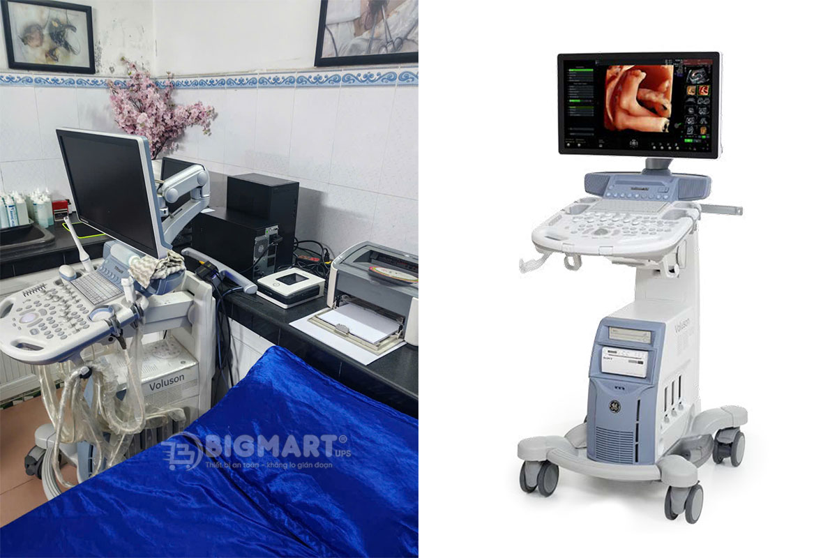 Lắp đặt bộ lưu điện 2000VA cho máy siêu âm 3D Voluson