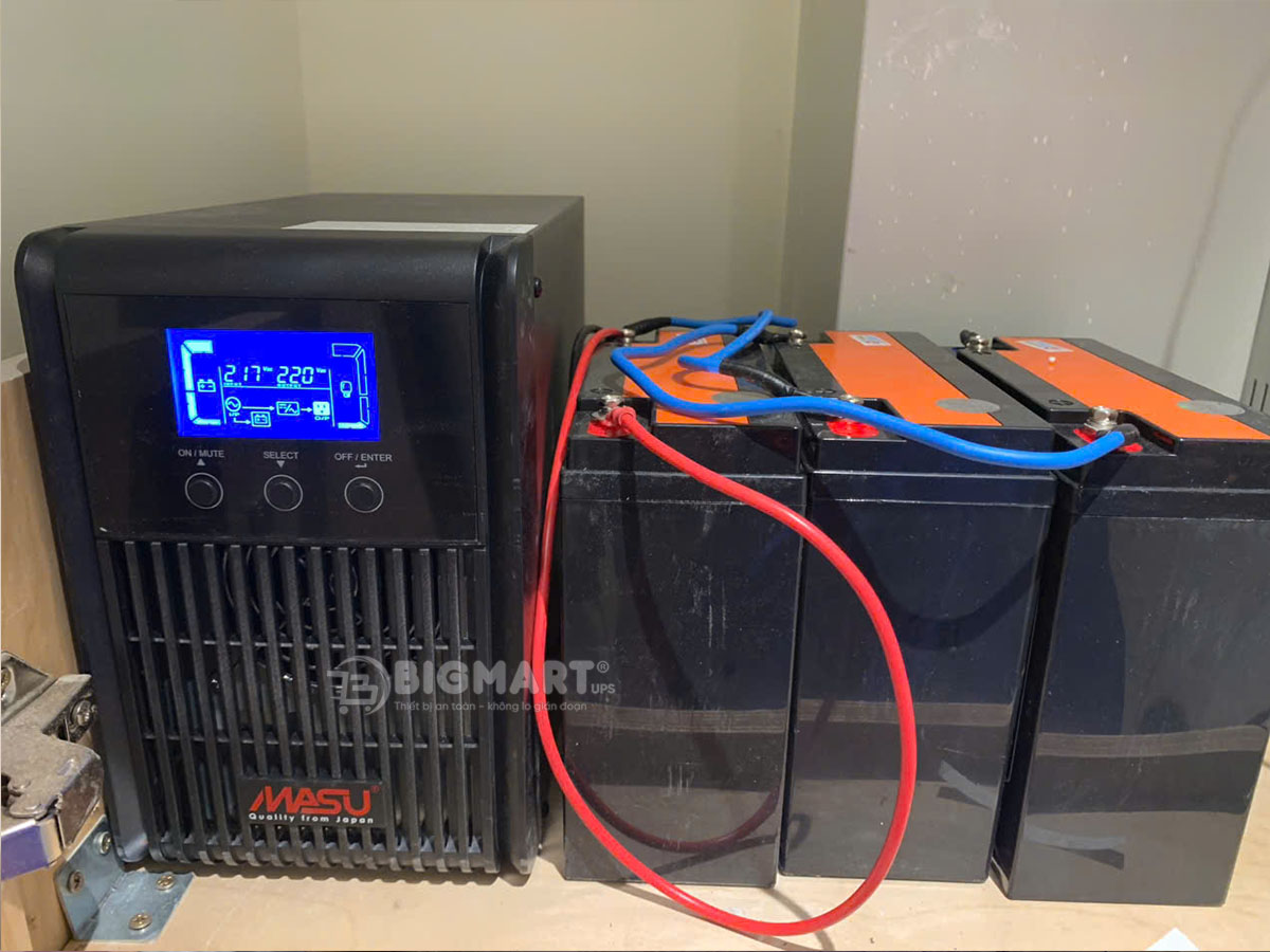 Lắp đặt bộ lưu điện 3kVA, ắc quy 30Ah cho trung tâm Xét nghiệm tại TpHCM