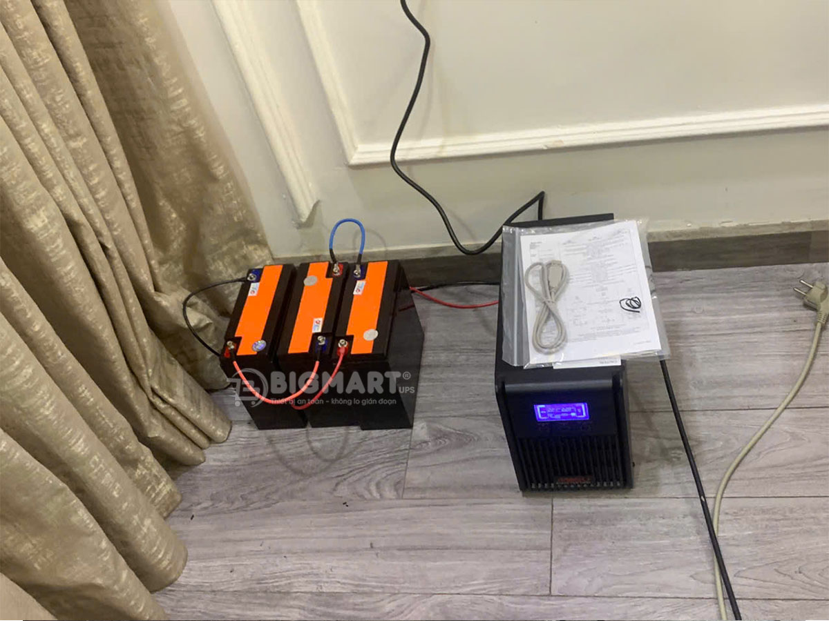 Lắp đặt bộ lưu điện 1000VA, ắc quy 30Ah cho thiết bị xét nghiệm y sinh học